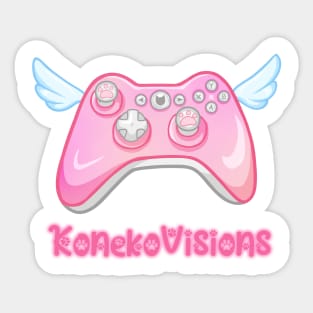 Pink Game Controller Sticker